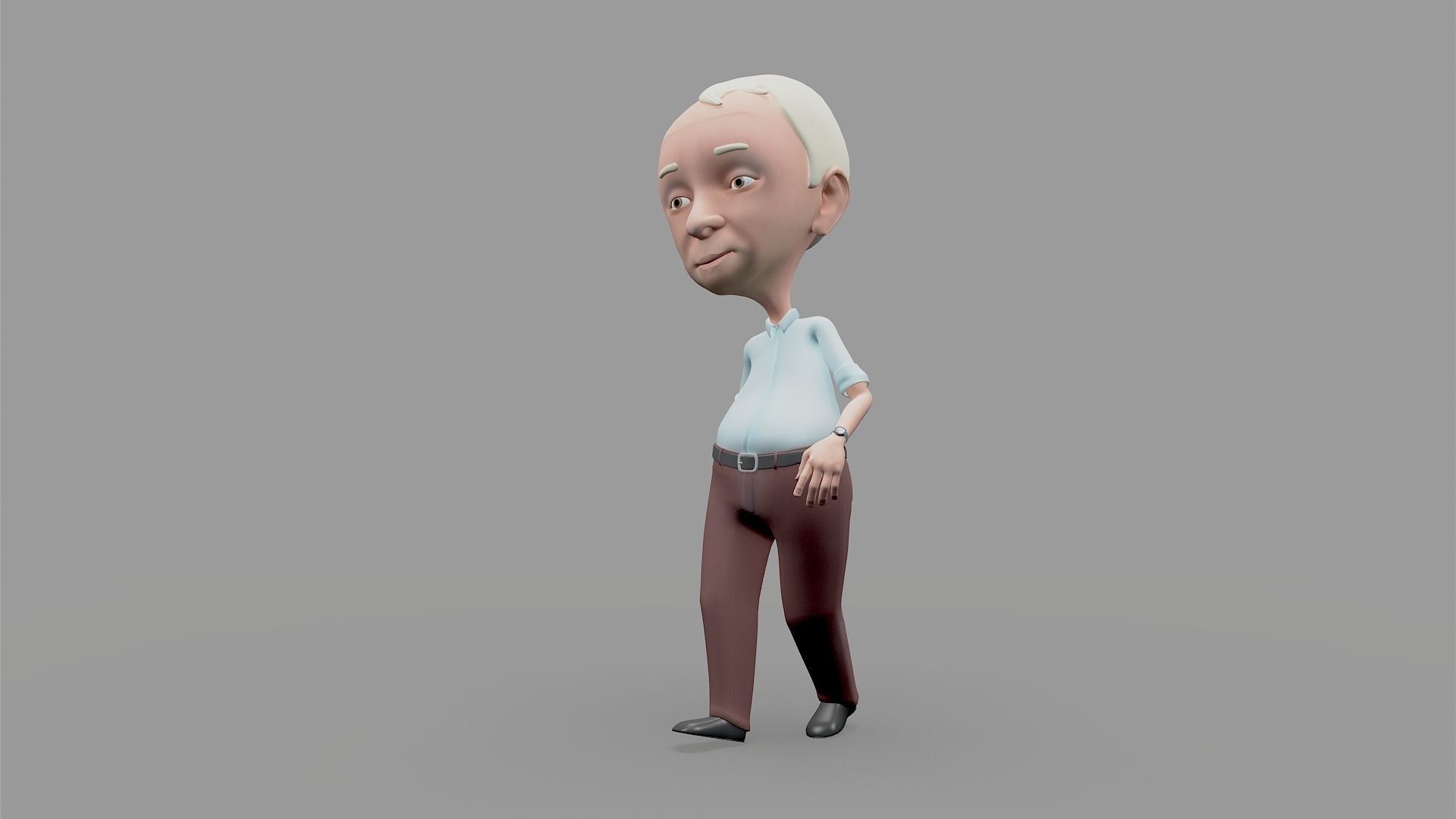 Grand papa 3D model_6