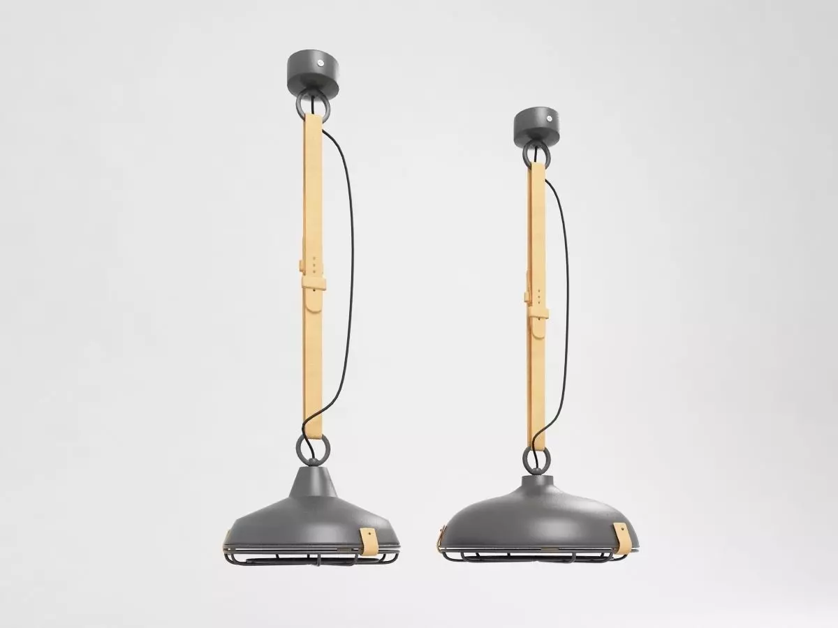 Dek Antraciete Lamp 3D model