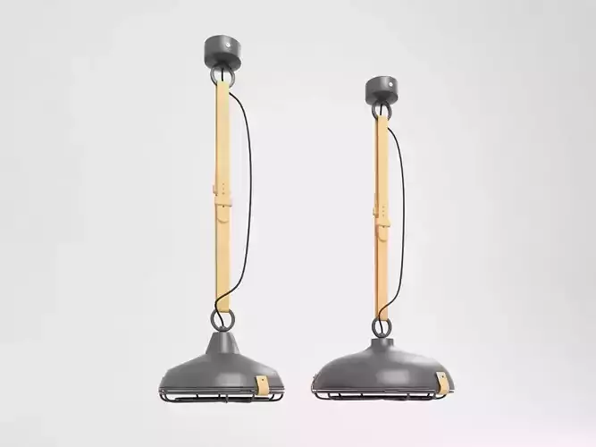 Dek Antraciete Lamp 3D model