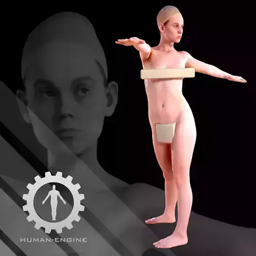 Female Scan - Helga 003 Standing Pose
