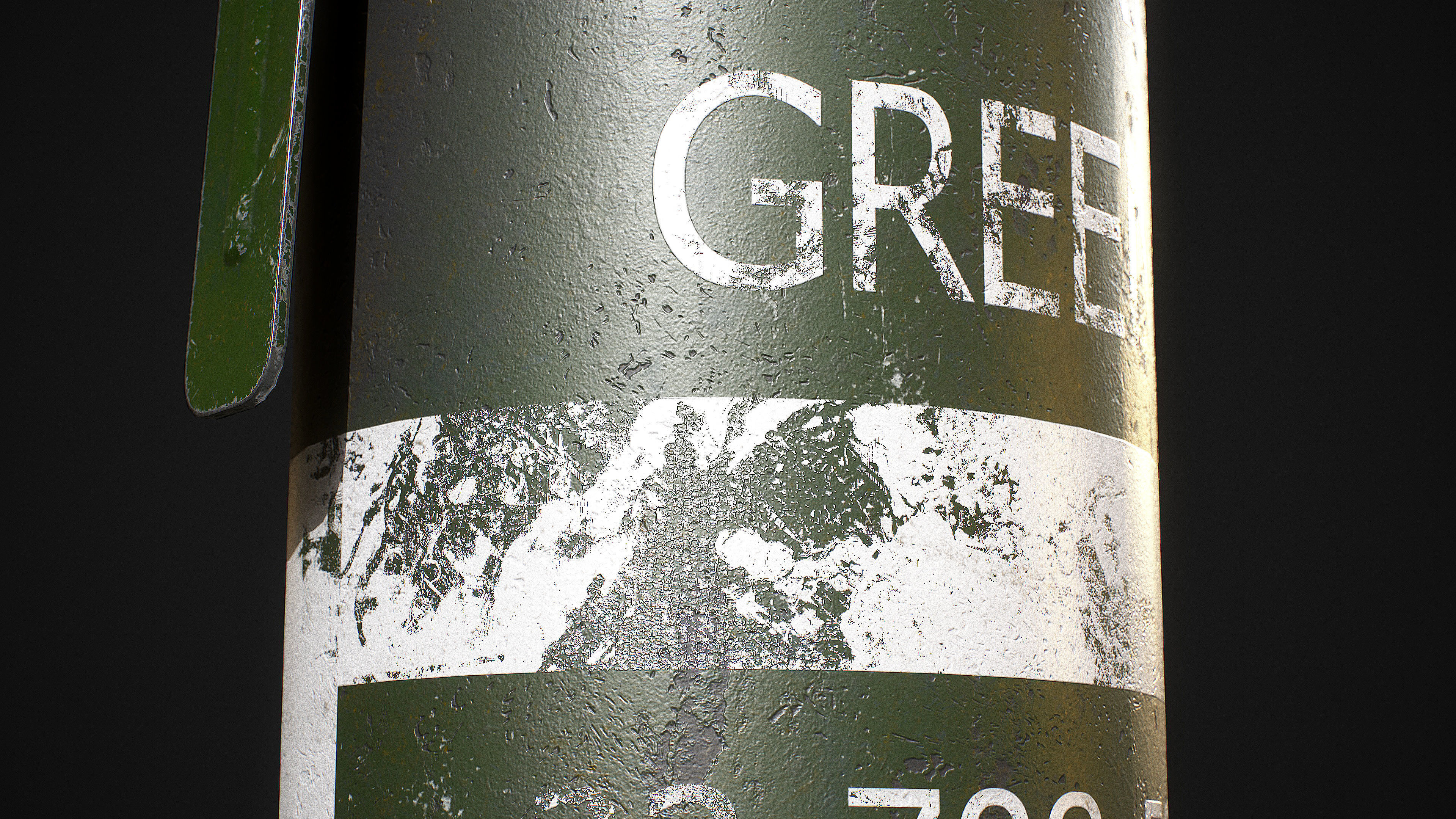 Smoke Grenade M18 Low-poly 3D model_14