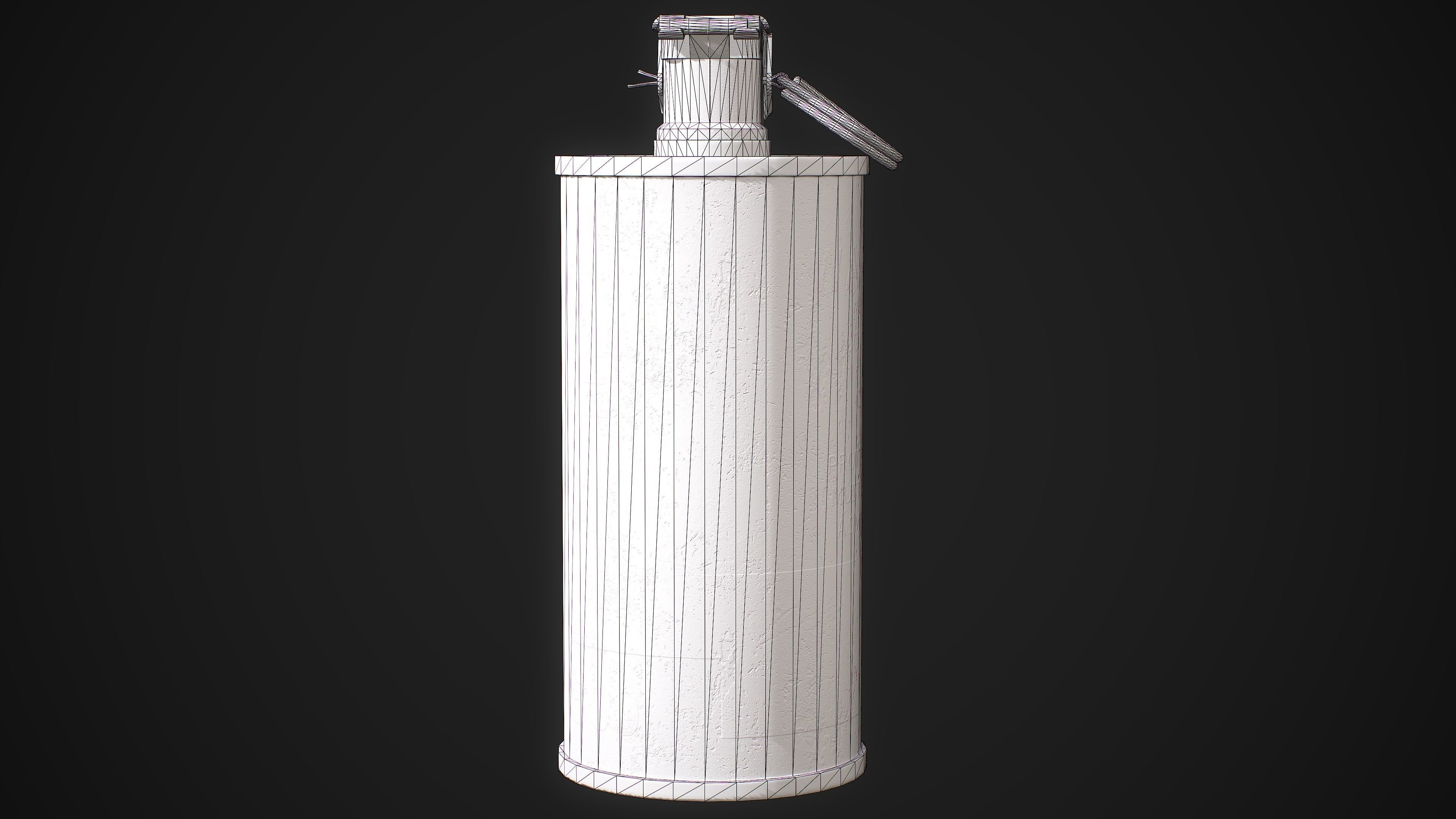 Smoke Grenade M18 Low-poly 3D model_18