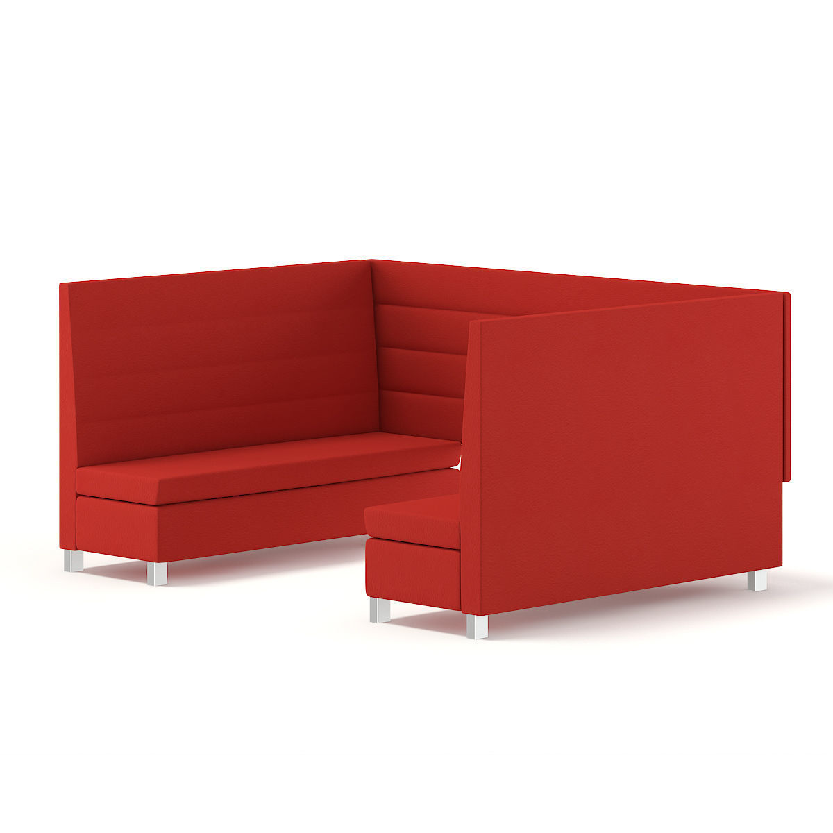 Red Restaurant Sofas Model Max Obj Mtl Fbx C4d Red Restaurant Sofas Model Max Obj Mtl Fbx C4d 2