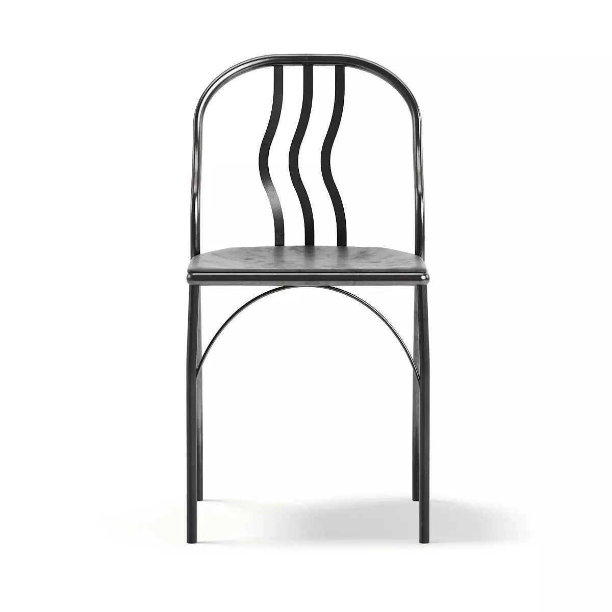 Black Metal Chair 3D model