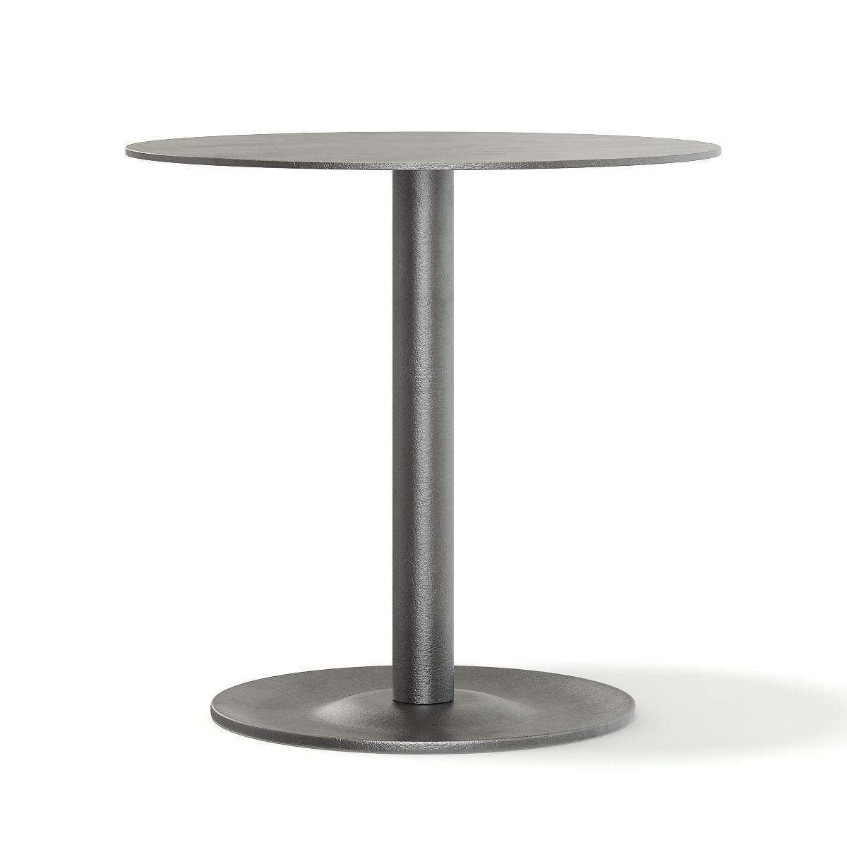 Round Metal Table 3D model_1