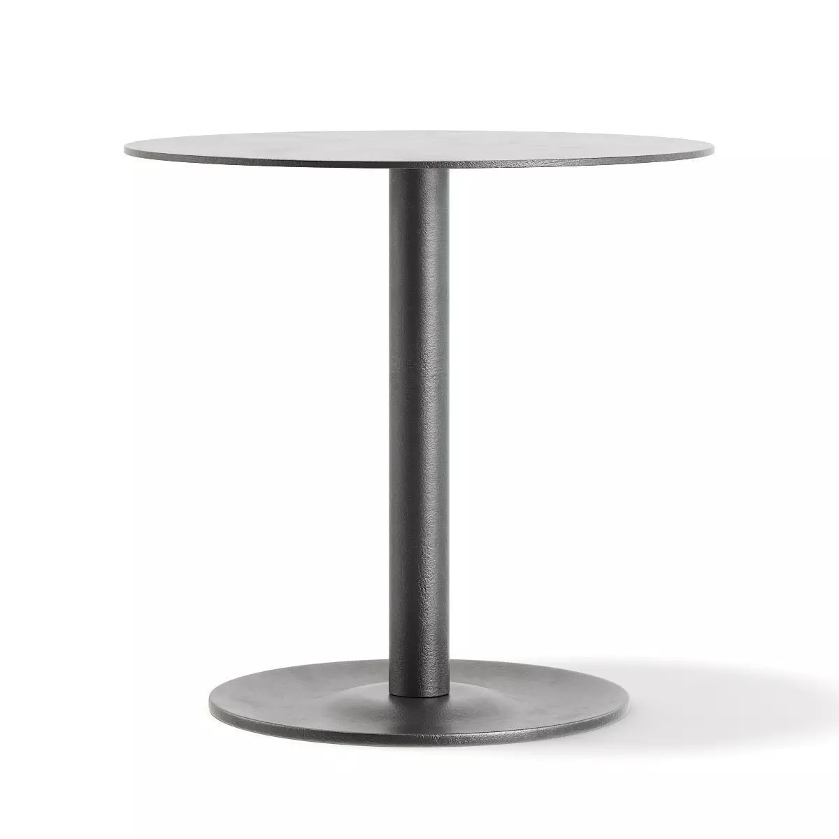 Round Metal Table 3D model_0