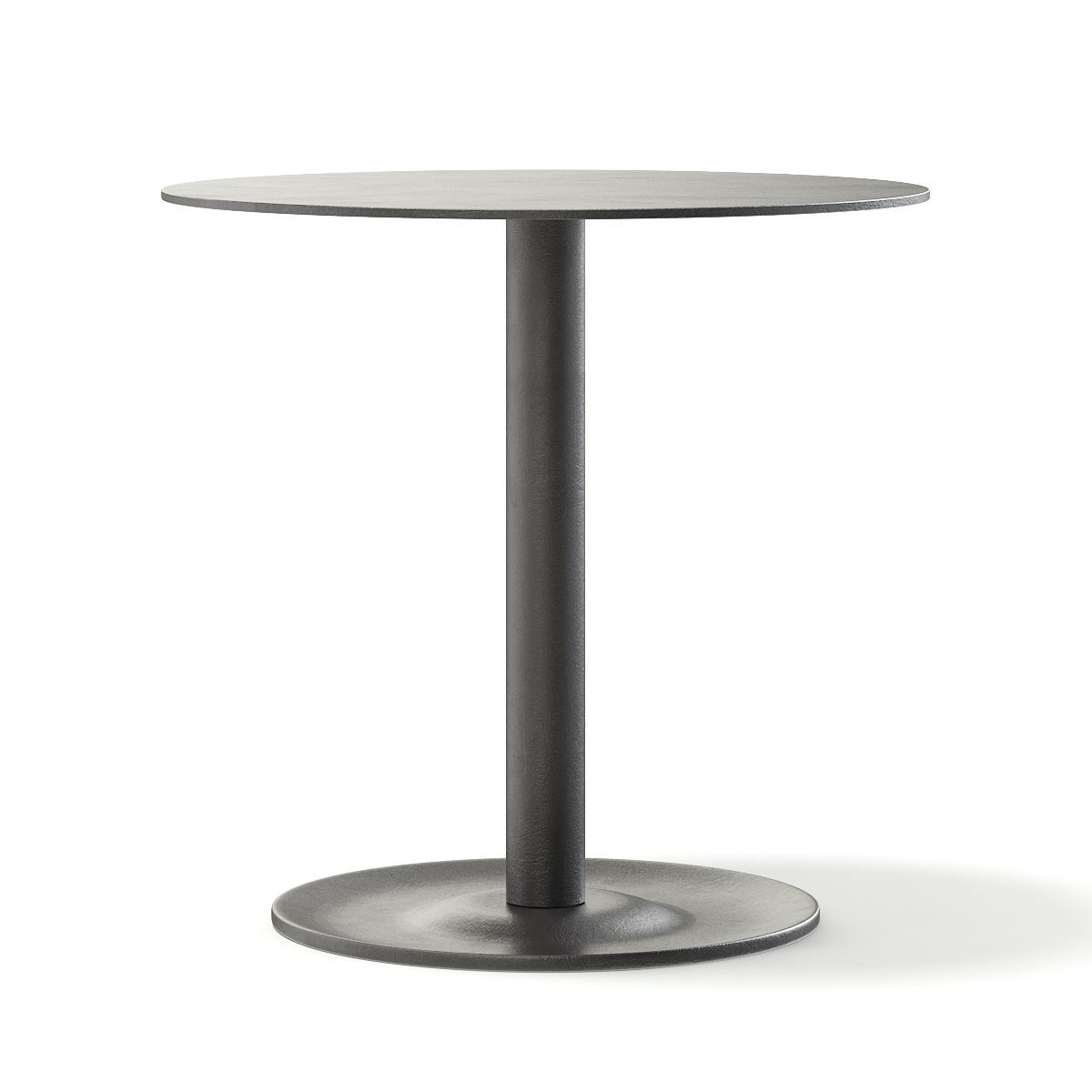 Round Metal Table 3D model_6