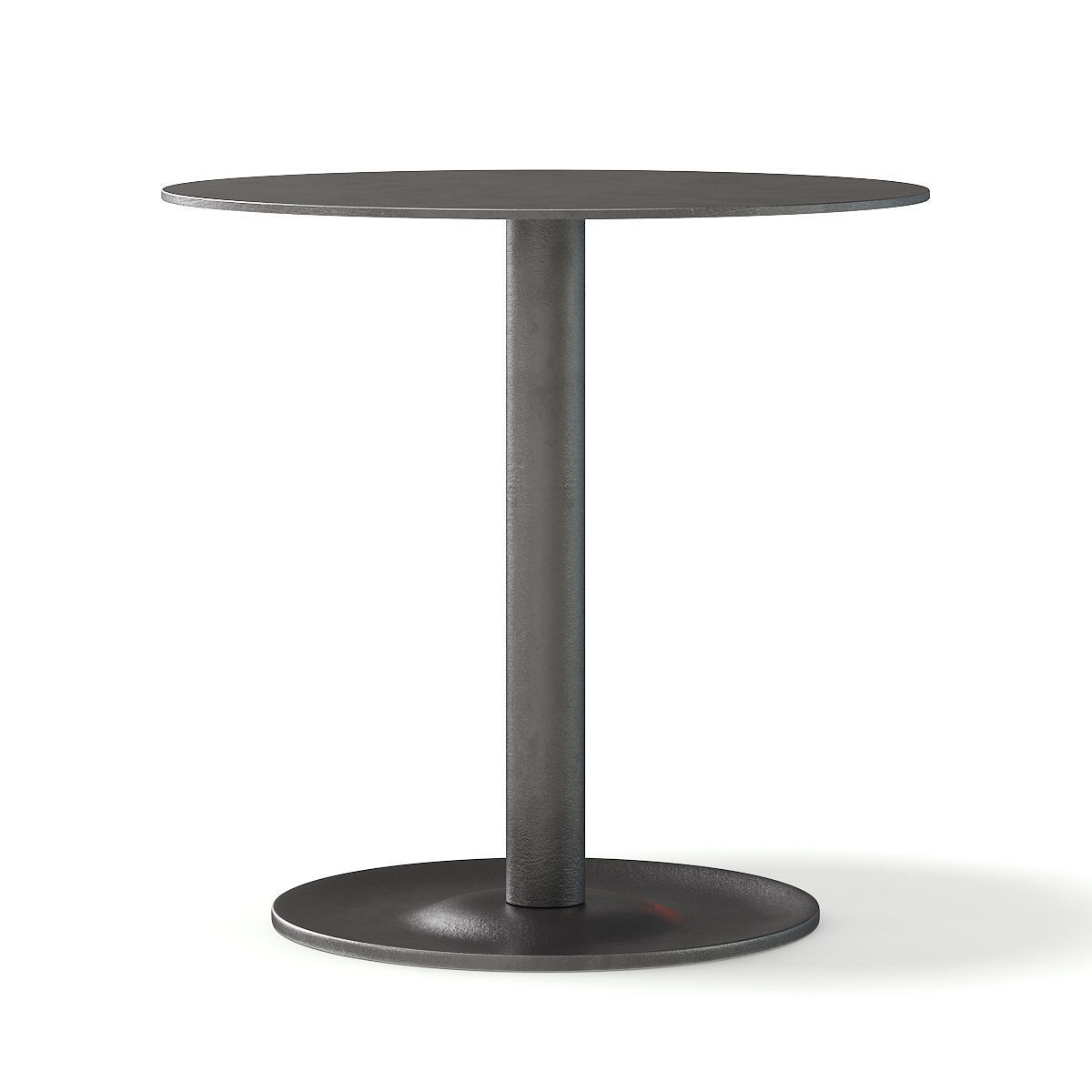 Round Metal Table 3D model_4