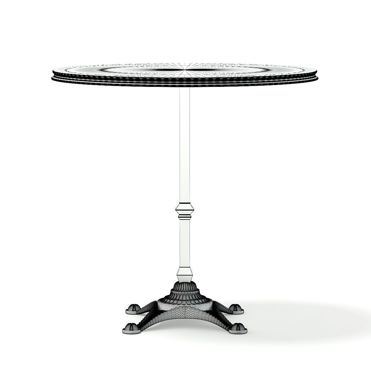 Round Table 3D model_9