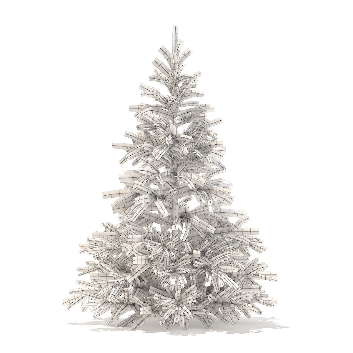Spruce Tree 1point5m 3D model_7