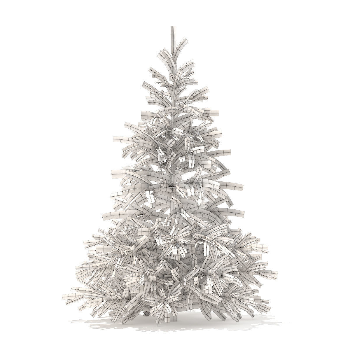 Spruce Tree 1point5m 3D model_4