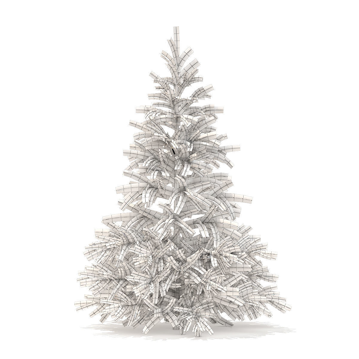 Spruce Tree 1point5m 3D model_5