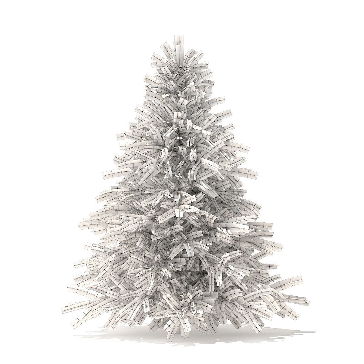 Spruce Tree 1point6m 3D model_6