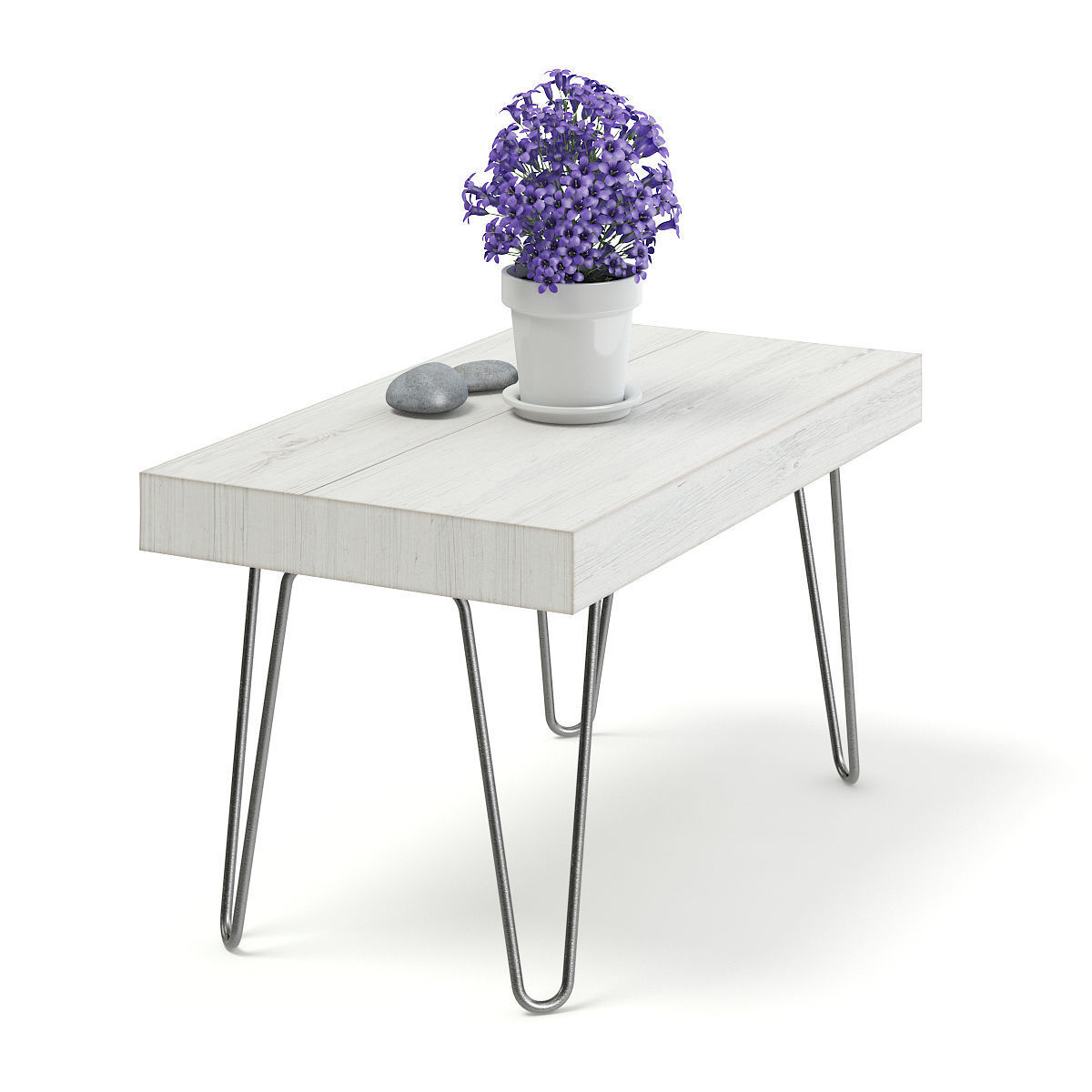 Worn Wood Coffee Table 3D model_1