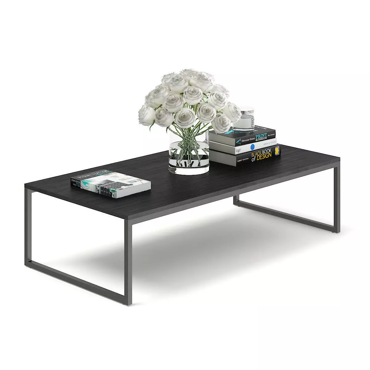 Black Coffee Table 3D model_0