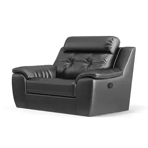 Black Leather Armchair