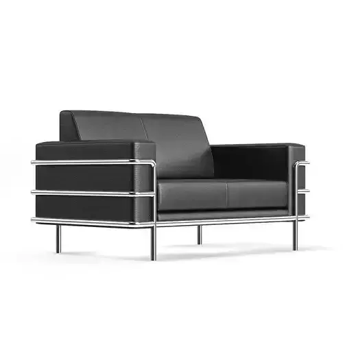 Black Leather Sofa
