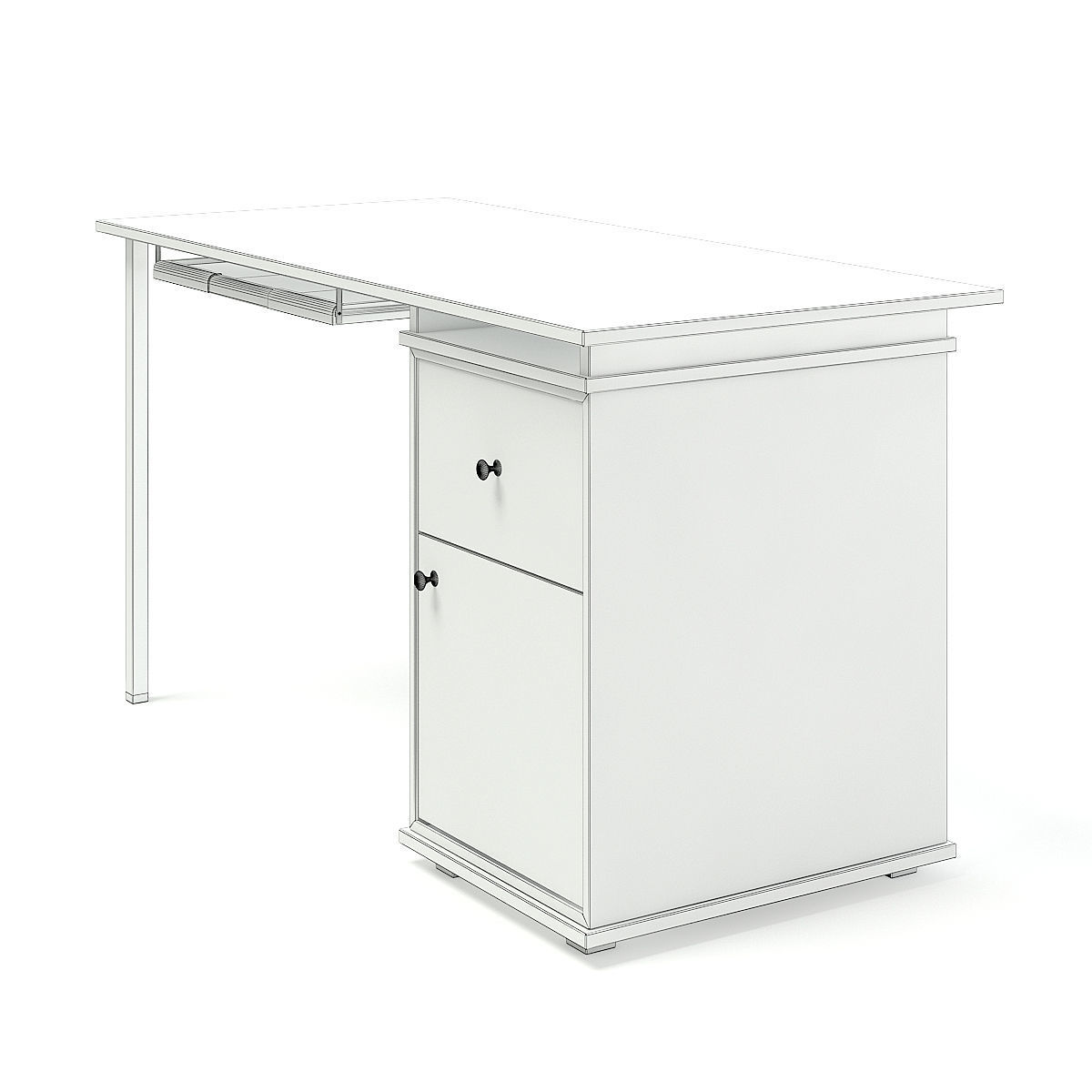 Dark Children Desk 3D model_4