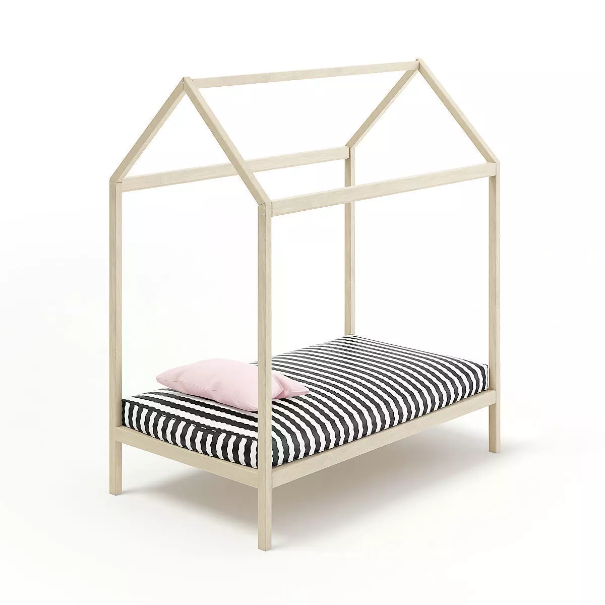 House Shape Bed 3D model_0