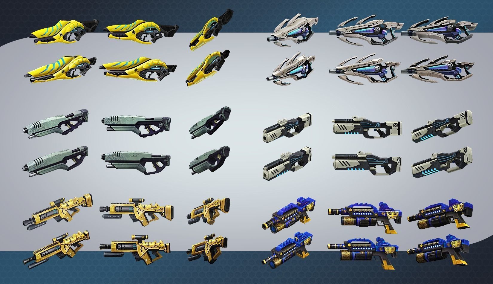 weapon pack vol01 Scifi cartoon weapon  Low-poly 3D model_12