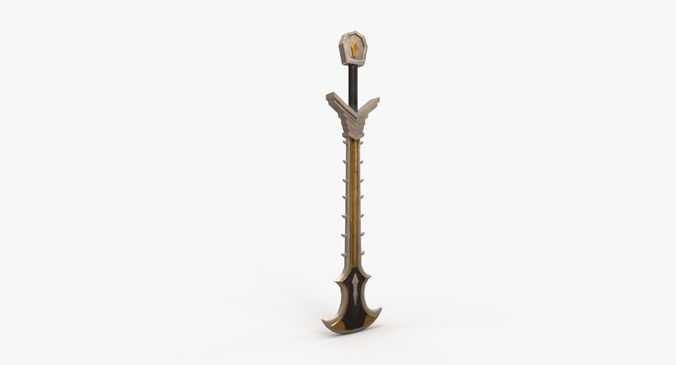 Megatrone Sword Low-poly 3D model