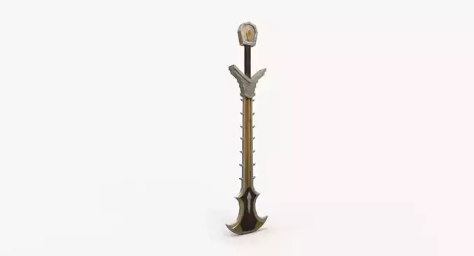 Megatrone Sword Low-poly 3D model