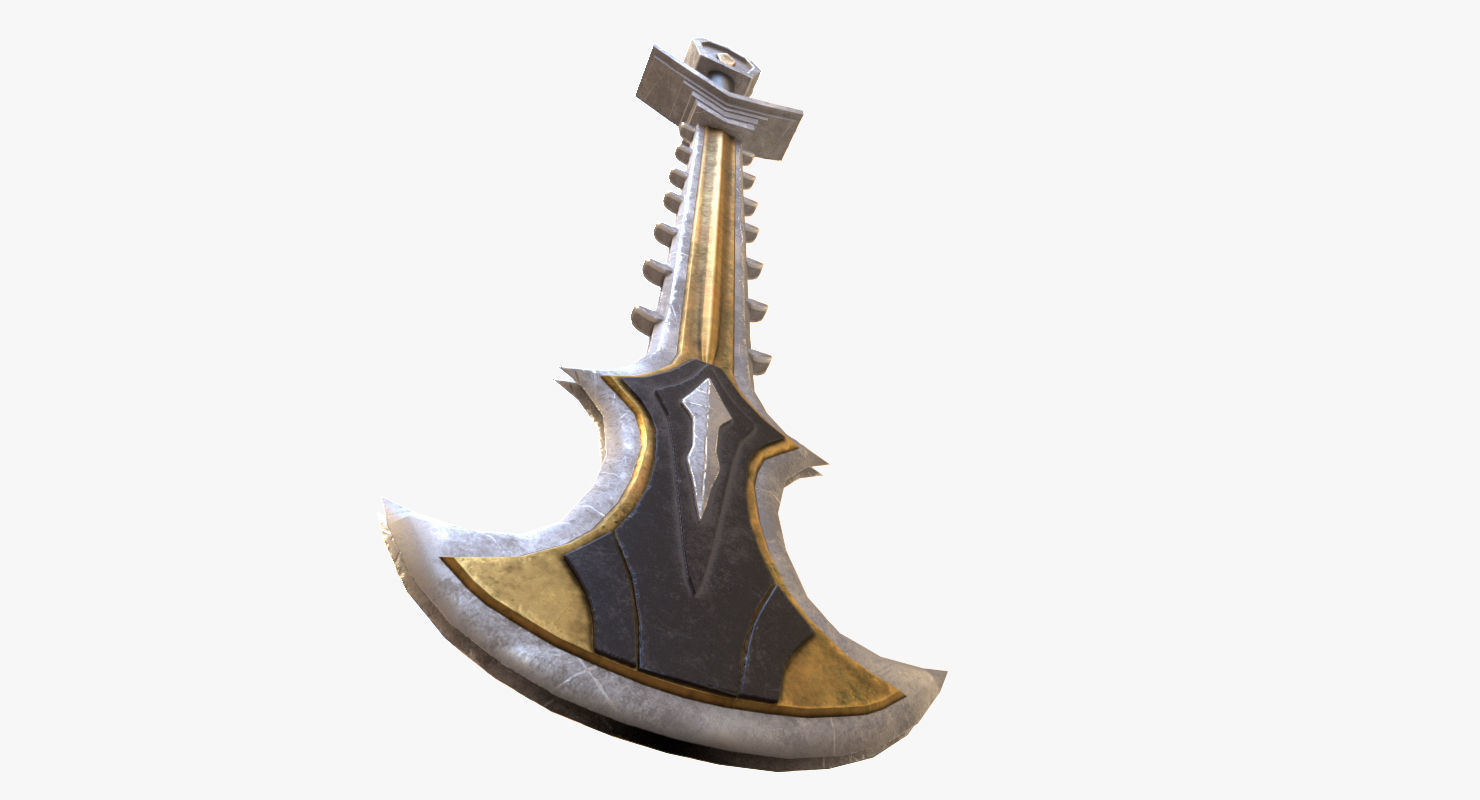 Megatrone Sword Low-poly 3D model_3