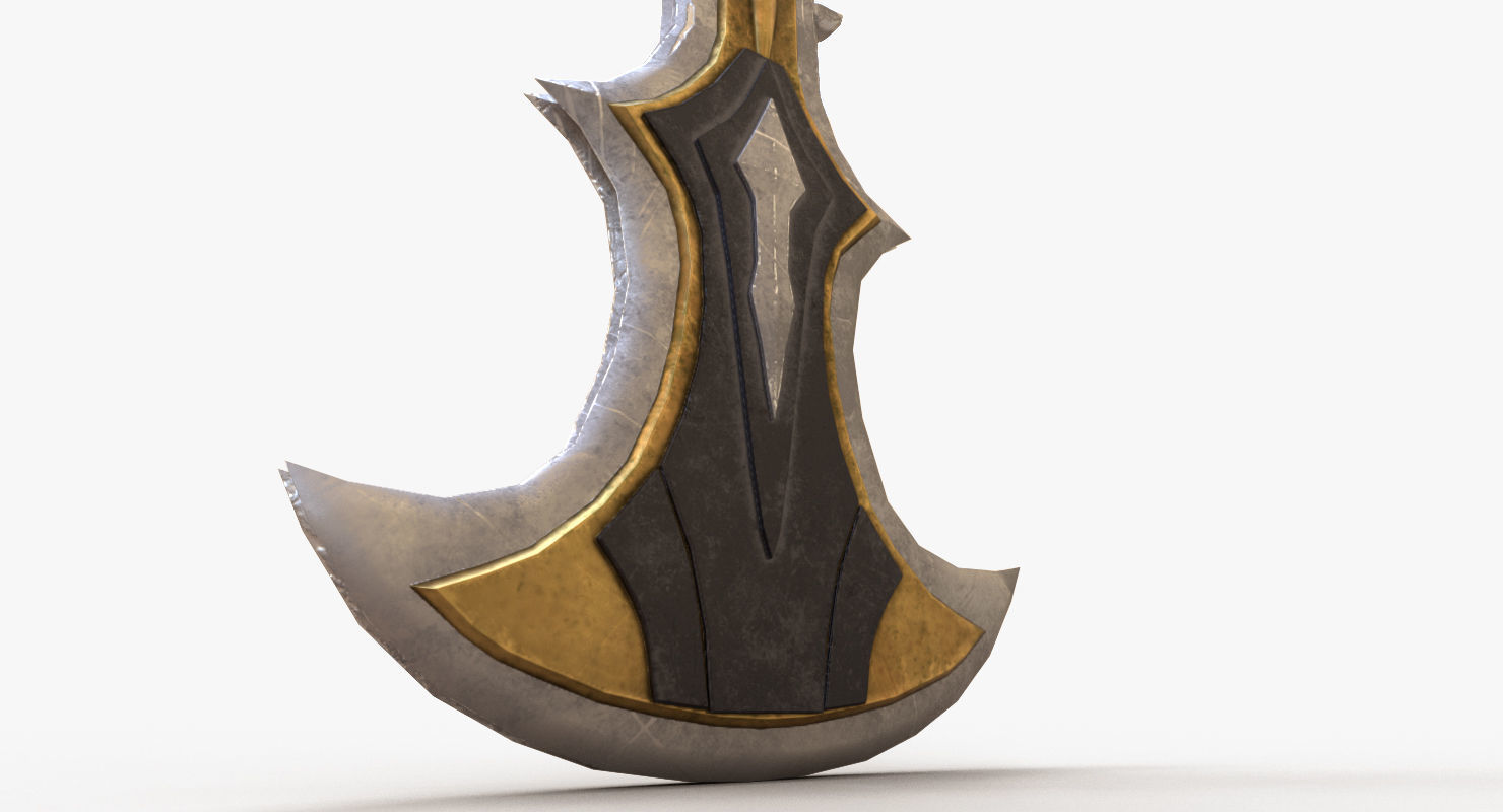 Megatrone Sword Low-poly 3D model_6