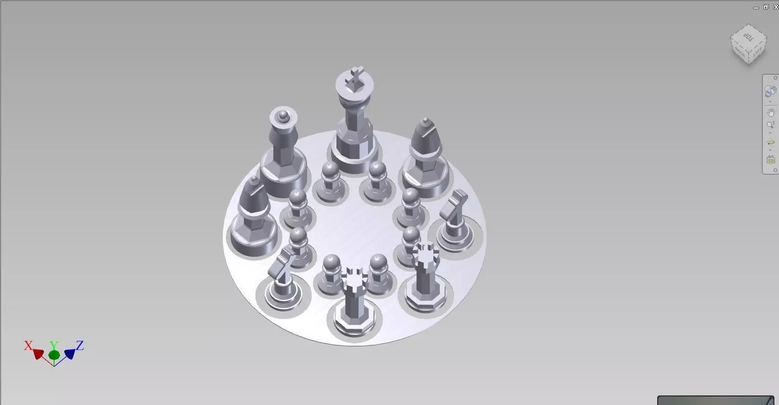 chess set rocket launcher 3D print model_0