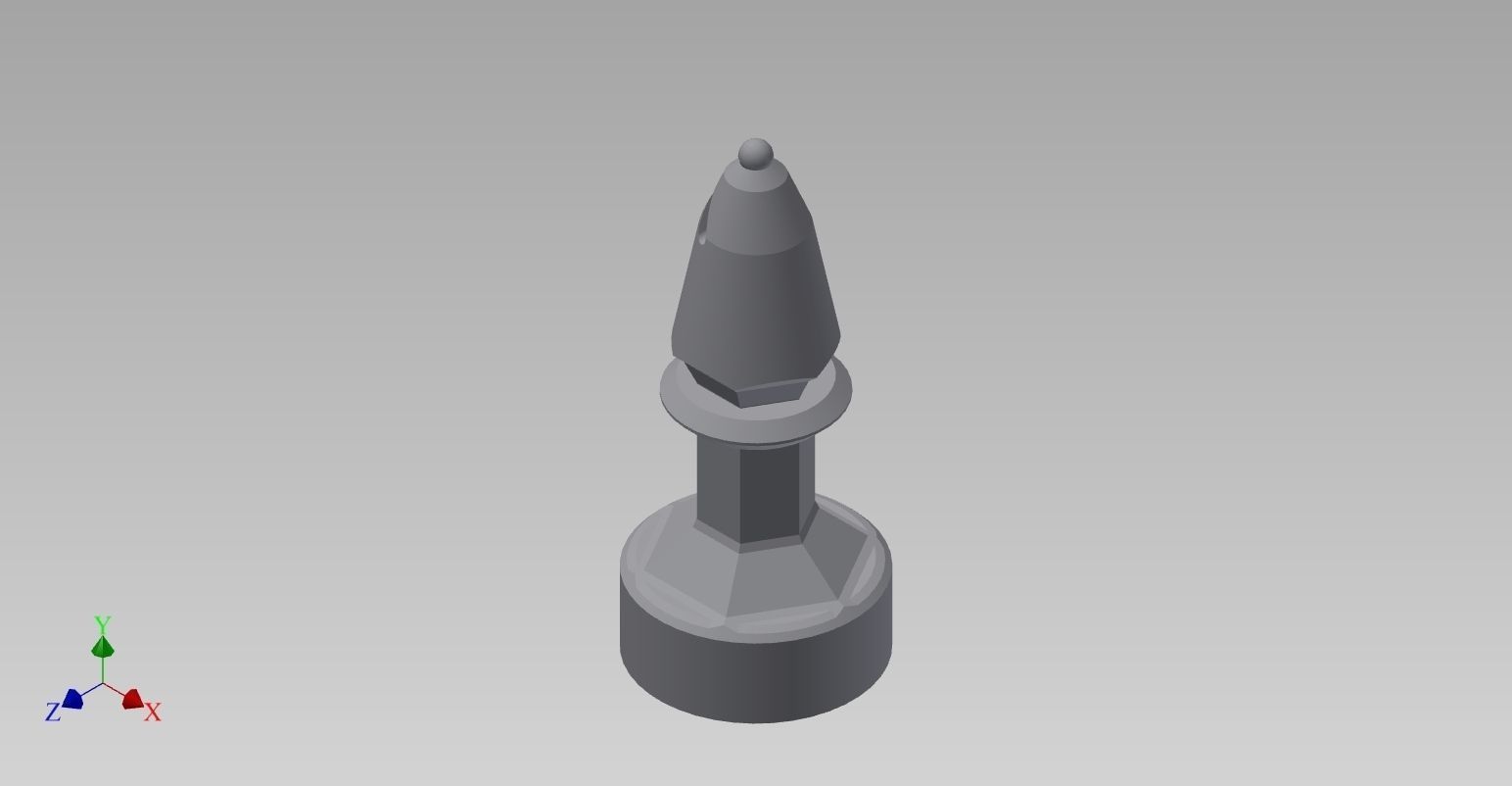 chess set rocket launcher 3D print model_2
