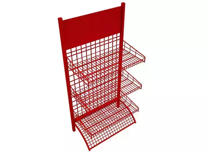 Promotional display racks 3D model