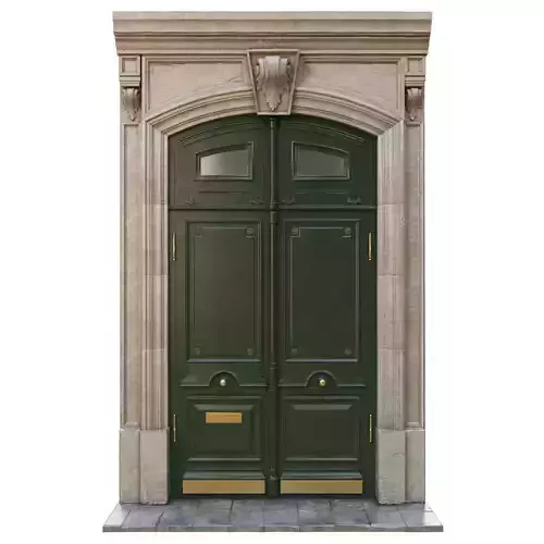 Entrance classic door 02 