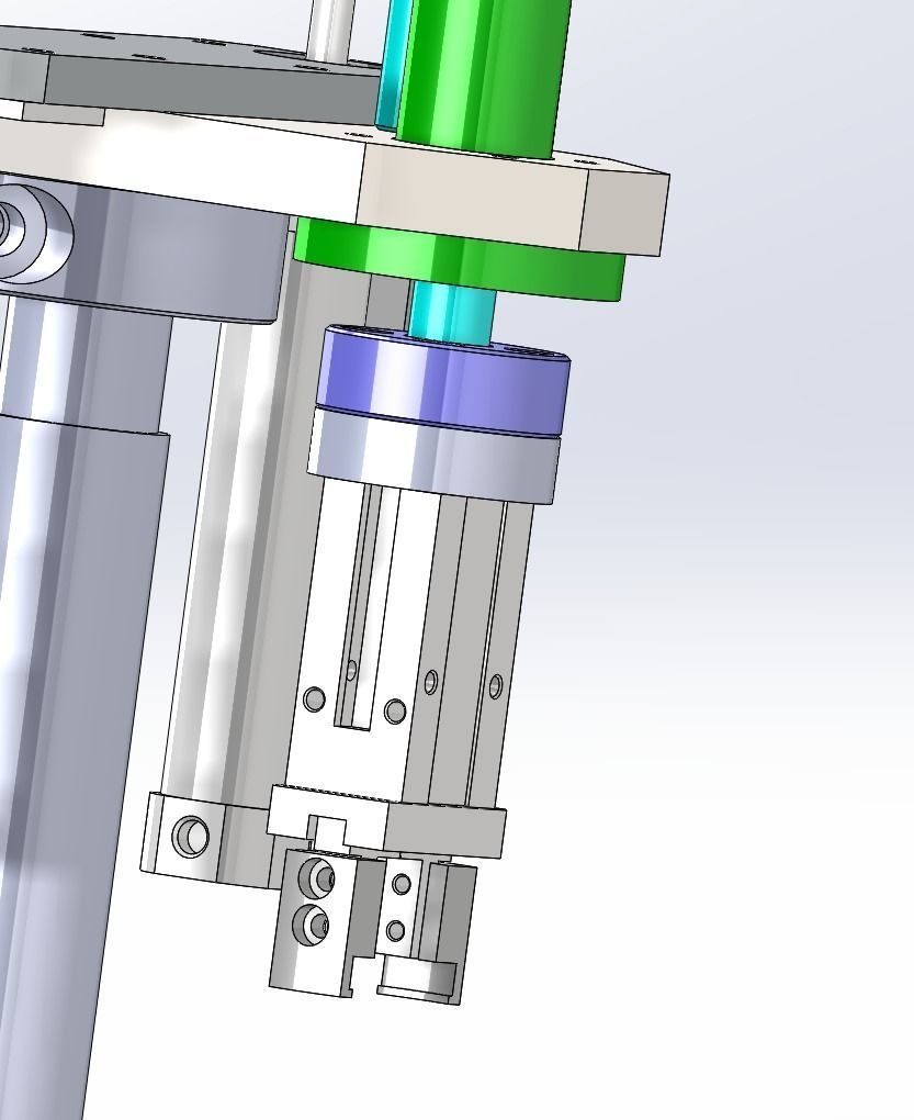 Long stroke cylinder application mechanism 3D model_5