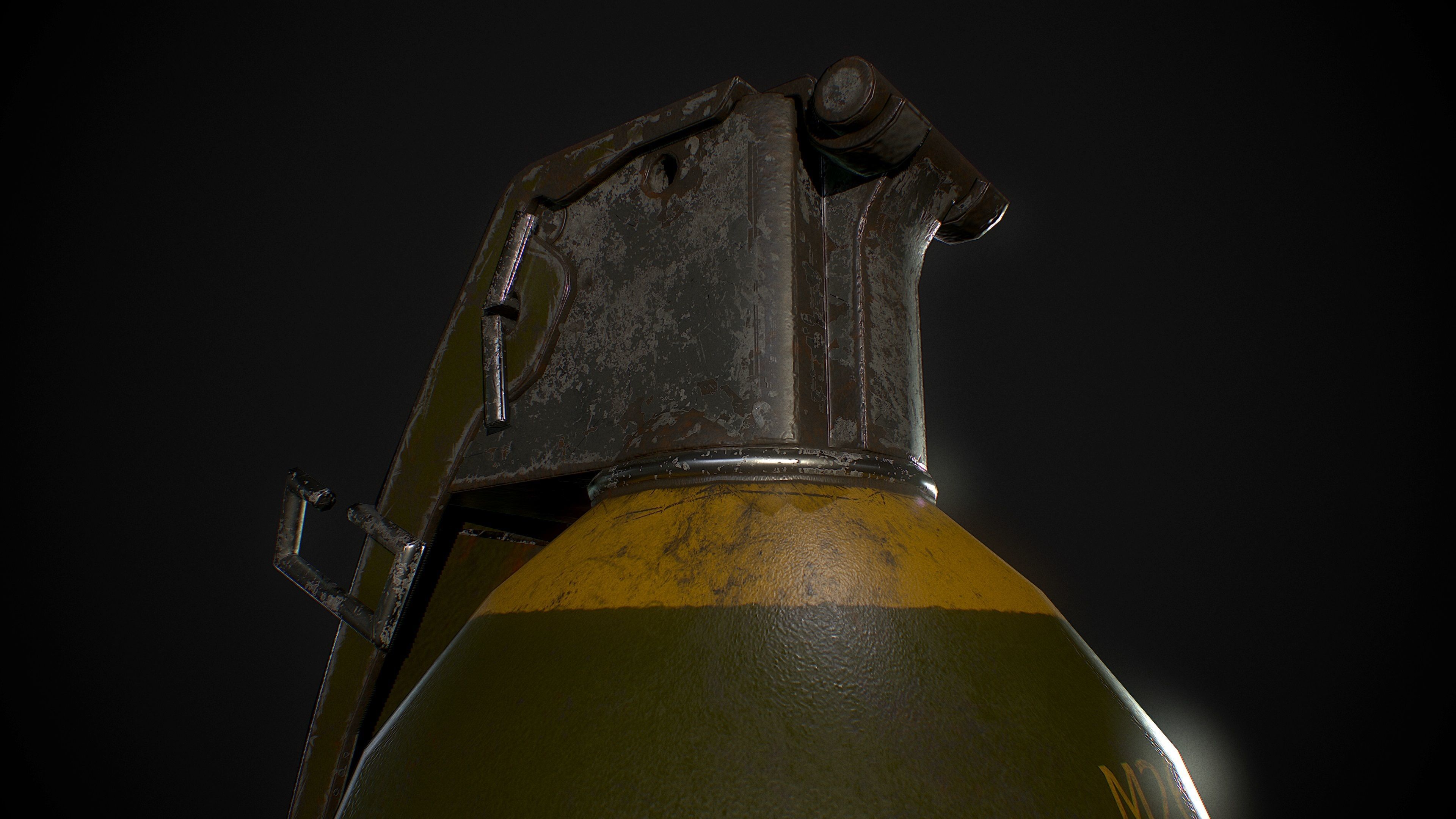 Grenade M26 A2 3D model_10