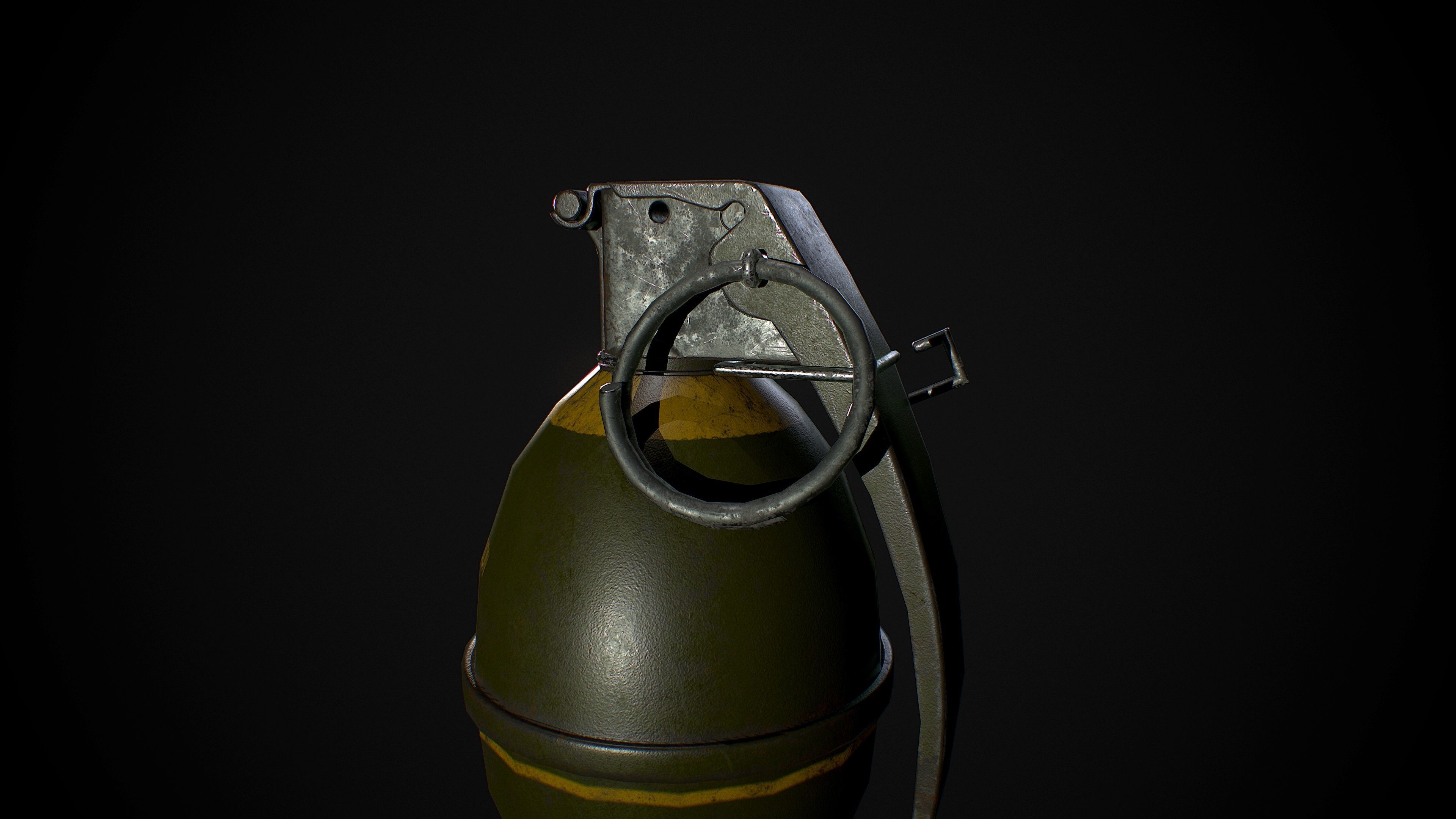 Grenade M26 A2 3D model_13