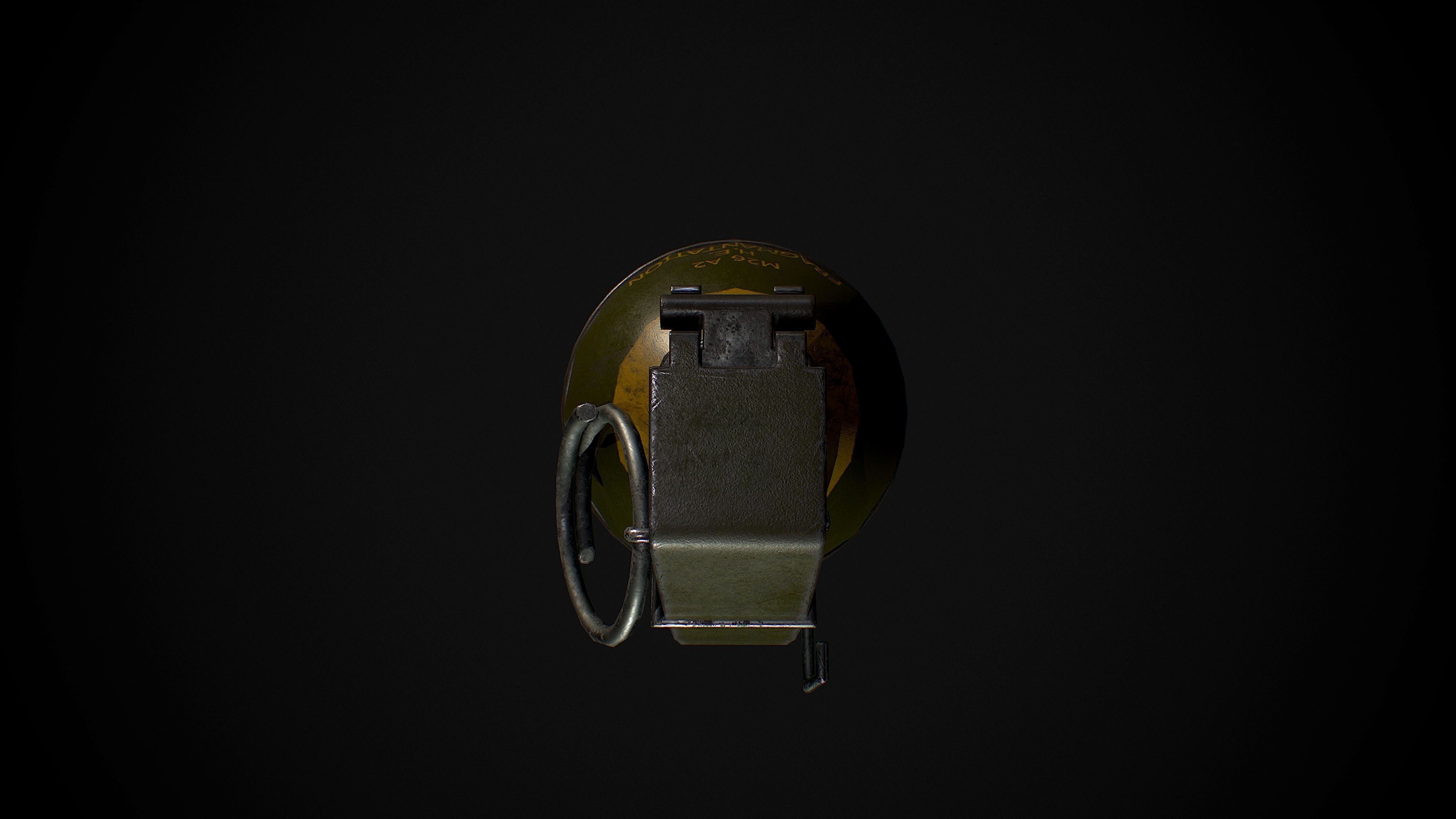 Grenade M26 A2 3D model_9