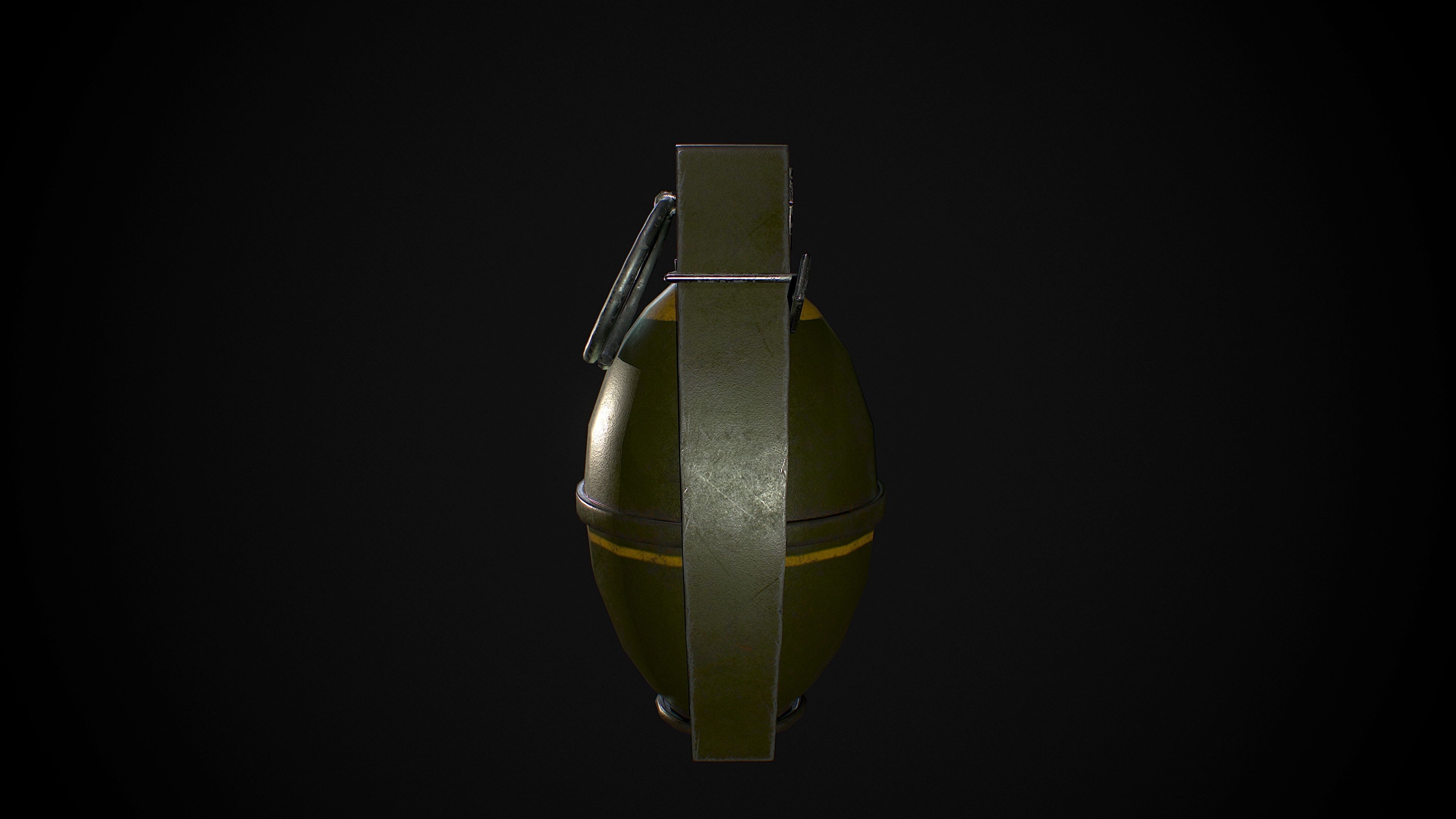 Grenade M26 A2 3D model_8