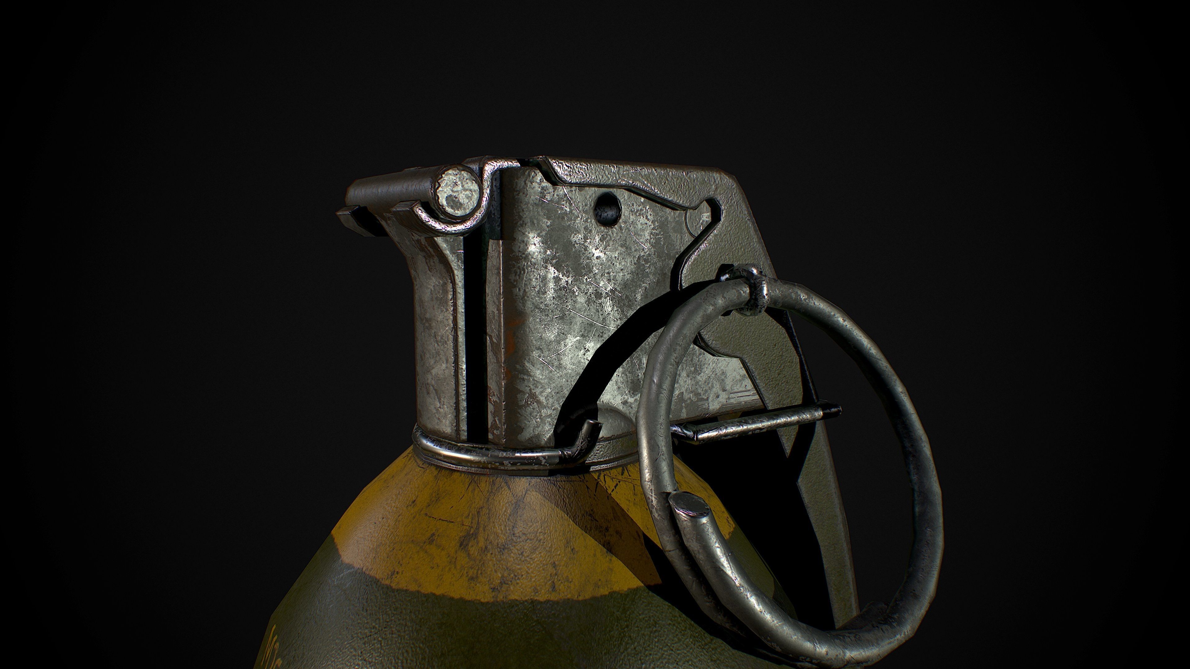 Grenade M26 A2 3D model_14