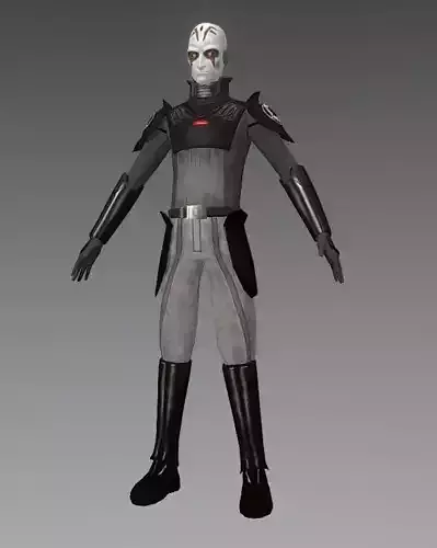 Inquisitor star wars character in armor