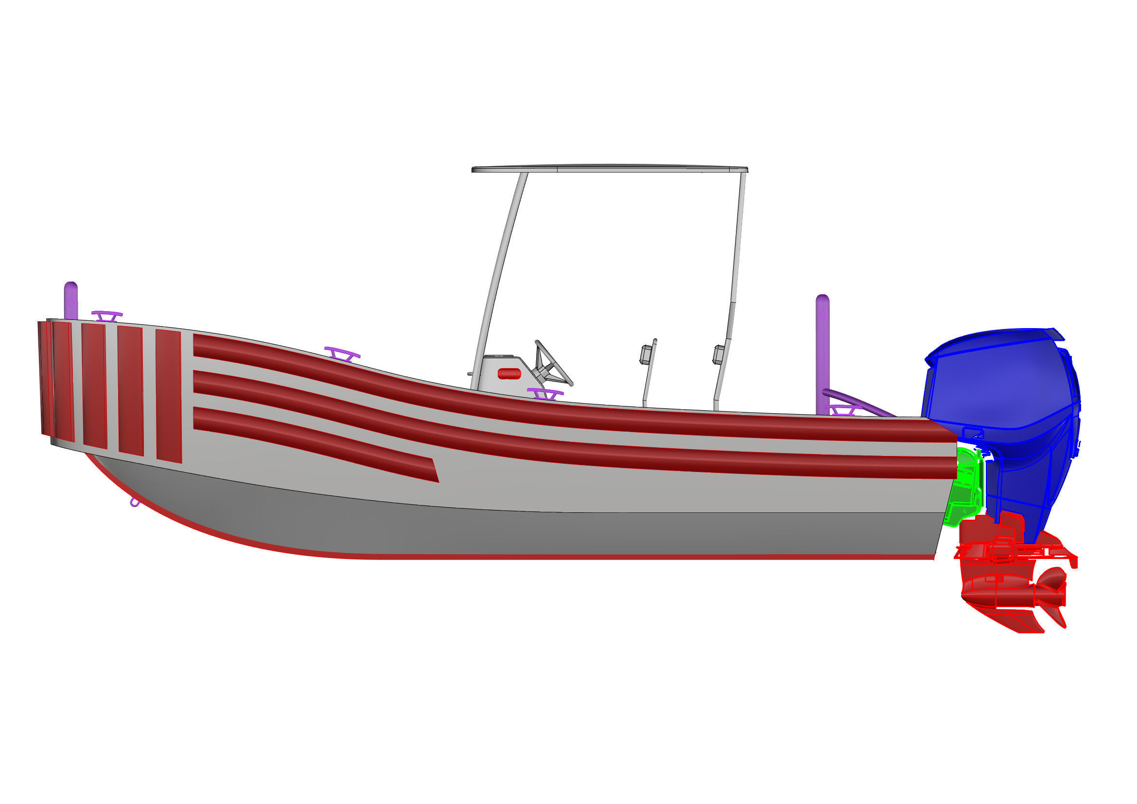 Tug Boat 3D model_5