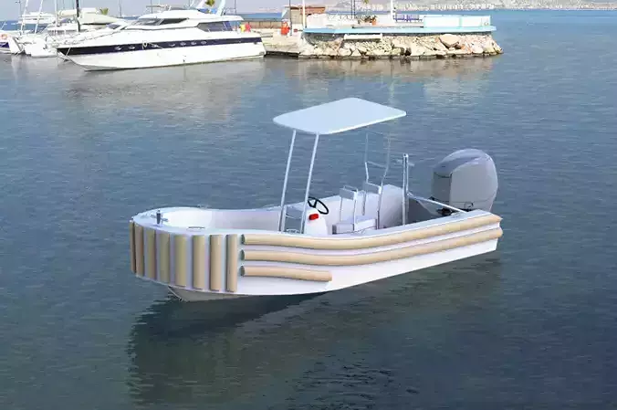 Tug Boat 3D model