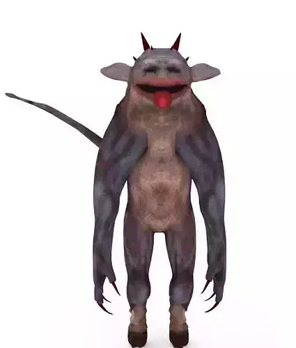 3D imp demon
