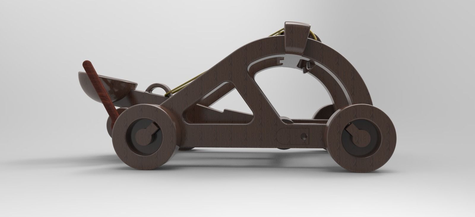 Desktop Catapult 3D model_1