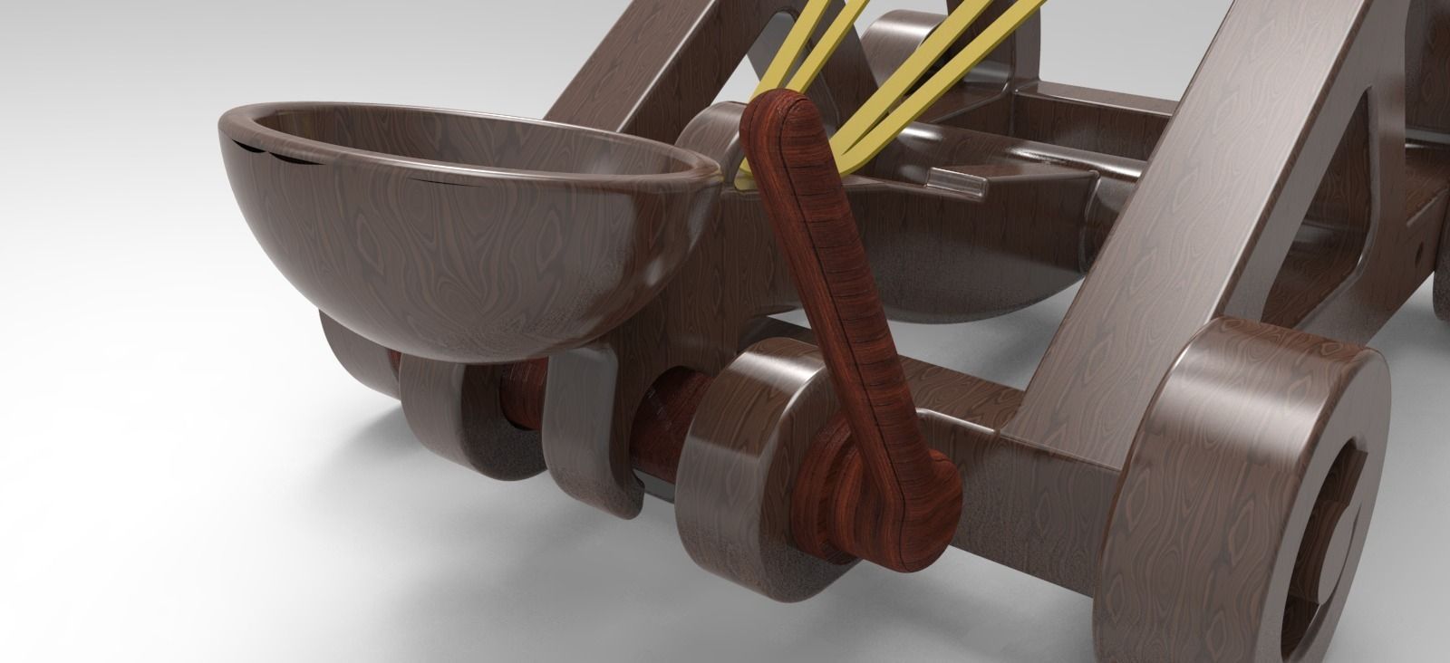 Desktop Catapult 3D model_2