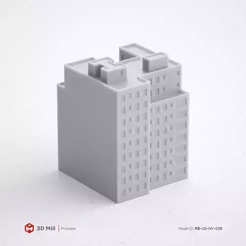 3D Print miniature building RB-US-NY-026