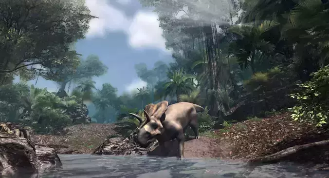 Pentaceratops Jurassic Dinosaur