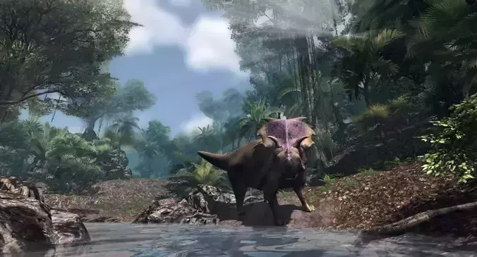 Medusaceratops Jurassic Dinosaur