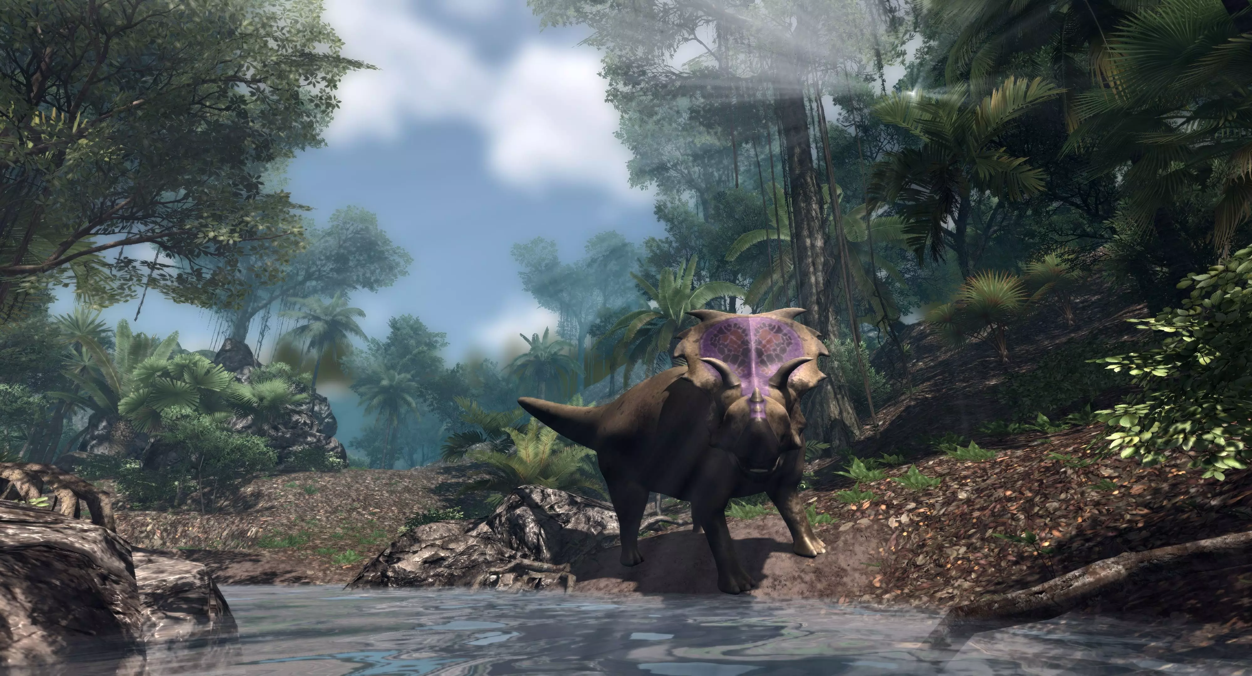 Medusaceratops Jurassic Dinosaur Low-poly 3D model_0