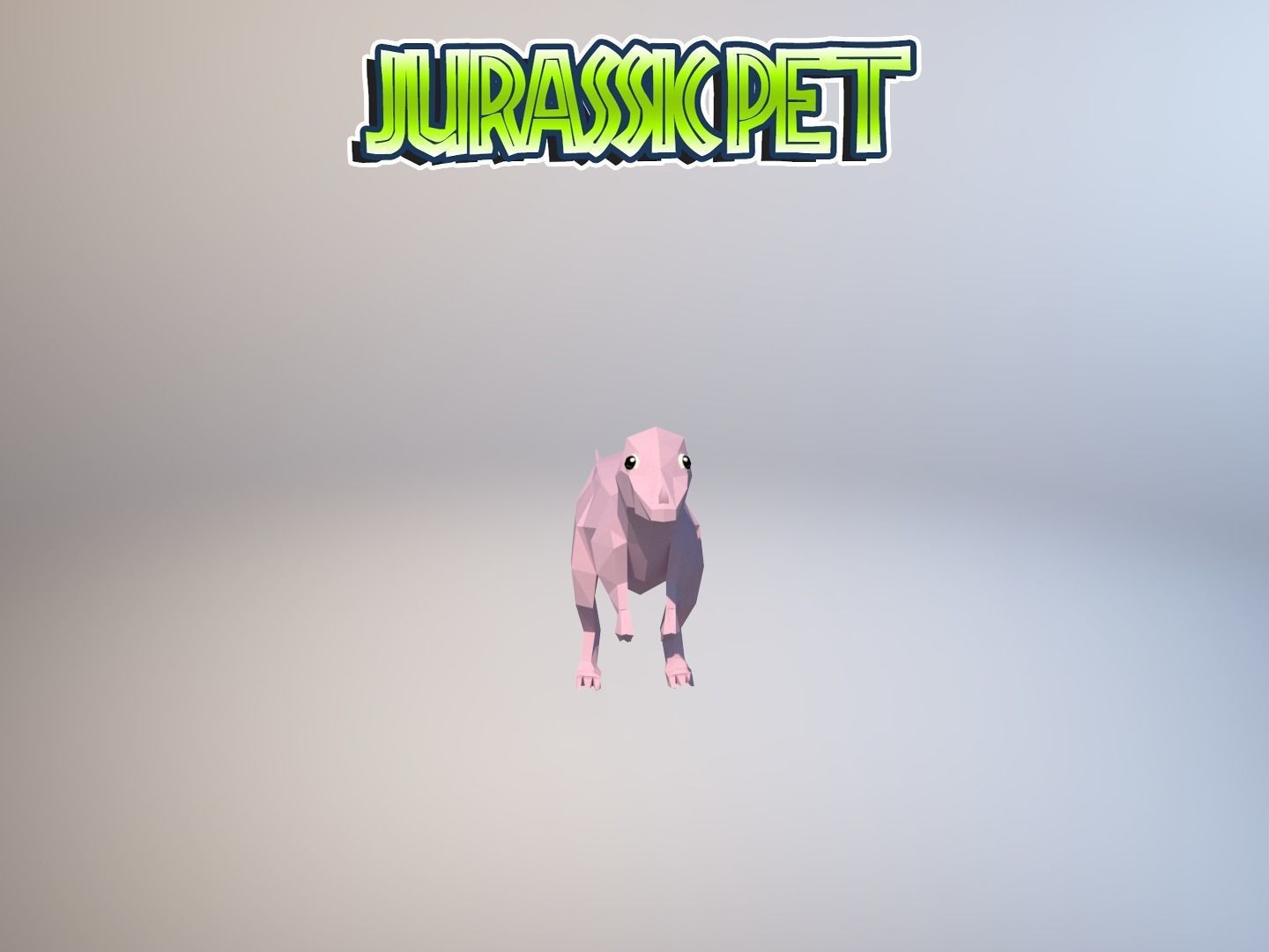 Pachycephalosaurus jurassic pet Low-poly 3D model_27