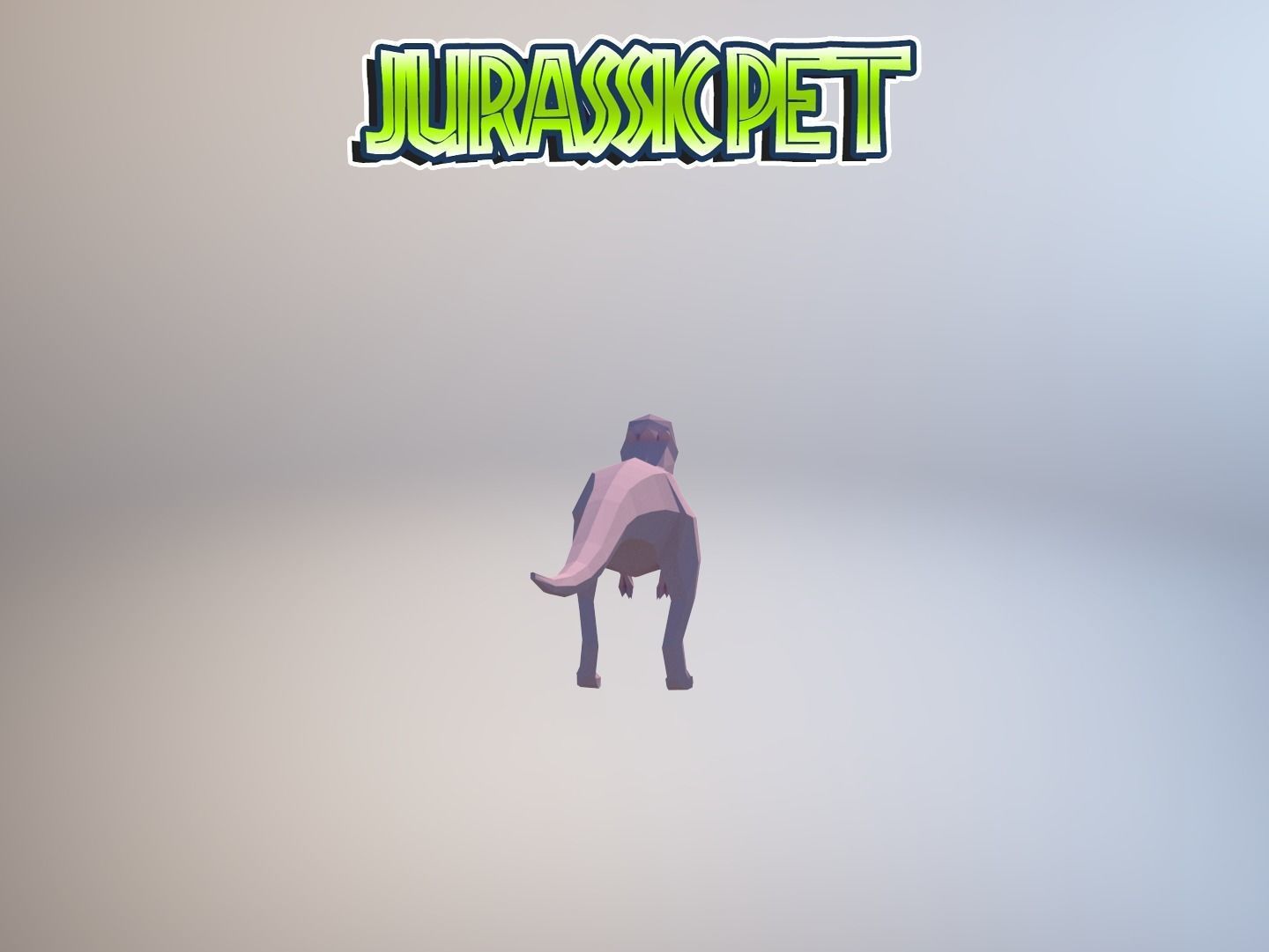 Pachycephalosaurus jurassic pet Low-poly 3D model_13